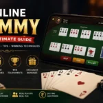 Professional online rummy game guide showing cards, mobile rummy app, winning strategies, tournaments, bonuses, and gameplay tips.