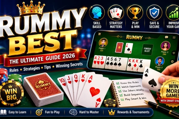 Rummy Best: The Ultimate Guide to the Best Rummy Games, Strategies, Apps, and Winning Tips in 2026 Rummy Best ultimate guide featuring winning strategies, gameplay tips, rules, and expert techniques for online rummy players in 2026.