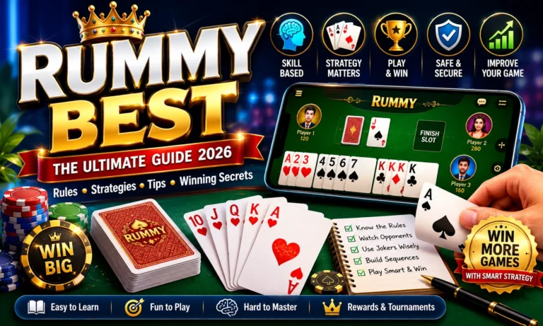 Rummy Best ultimate guide featuring winning strategies, gameplay tips, rules, and expert techniques for online rummy players in 2026.