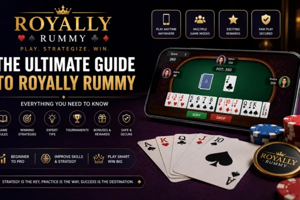 Royally Rummy: The Ultimate Guide to Online Rummy Gaming in 2026 Royally Rummy complete online rummy guide with winning strategies, gameplay tips, tournaments, rewards, and expert advice for 2026.