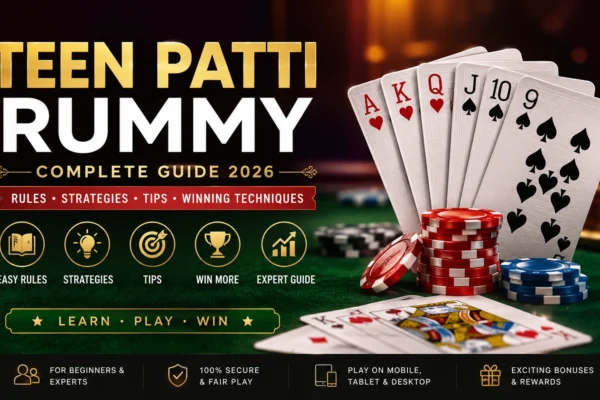 Teen Patti Rummy game featuring professional card gameplay, strategic sequences, and winning card combinations.